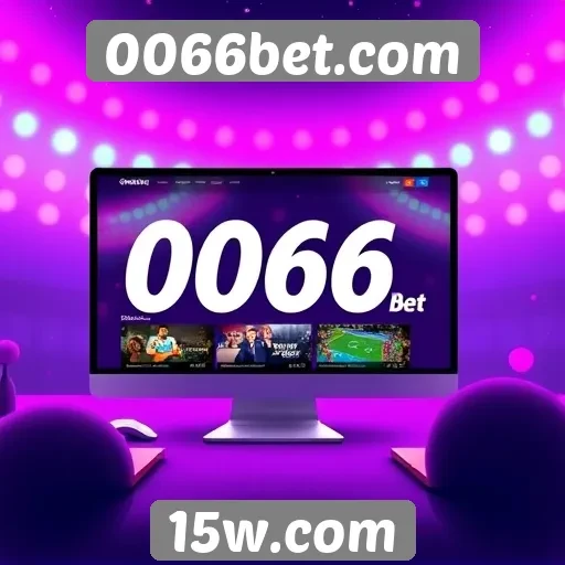 Acessibilidade e interface do usuário no site 0066bet.com